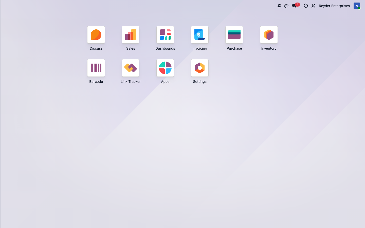 Home dashboard